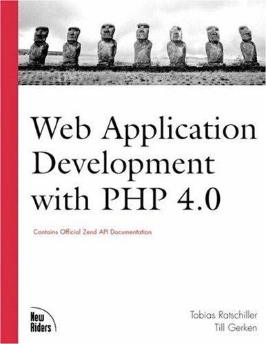 Web Application Development With PHP 4.0