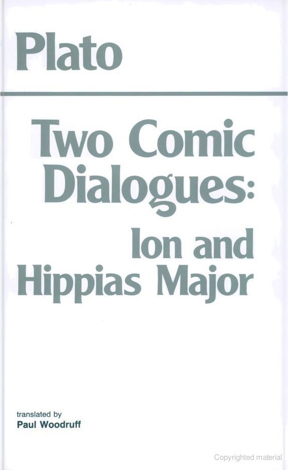 Two Comic Dialogues: Ion/Hippias Major
