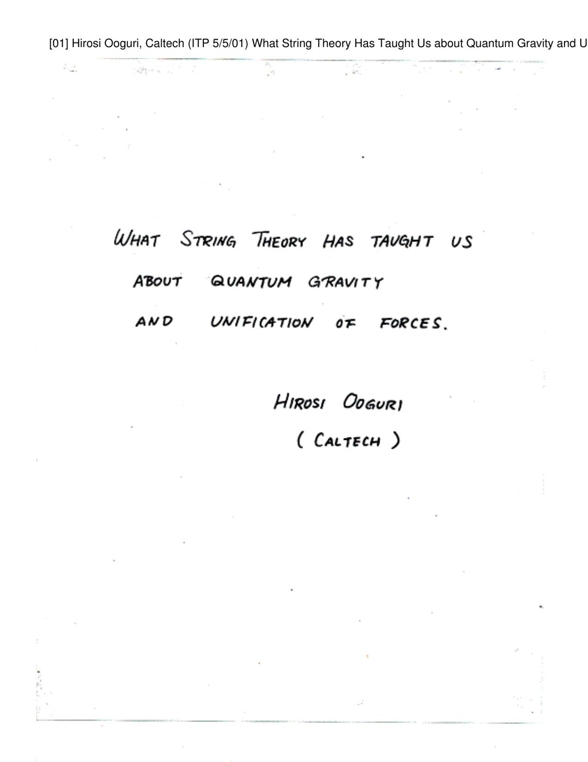 What string theory has taught us (notes)
