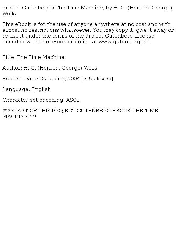 The Time Machine