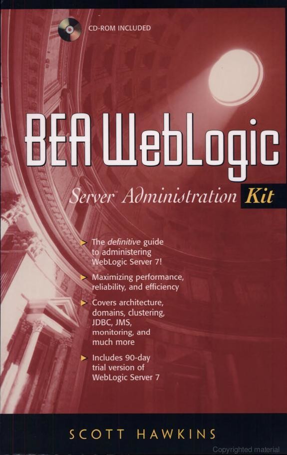 BEA WebLogic Server Administration Kit