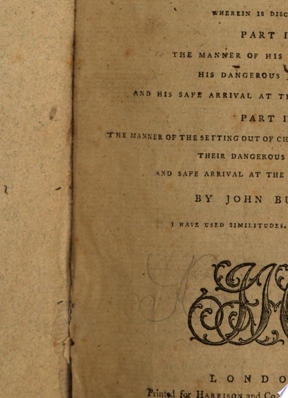 The Pilgrim's Progress from this world to that which is to come, delivered under the similitude of a dream, by John Bunyan