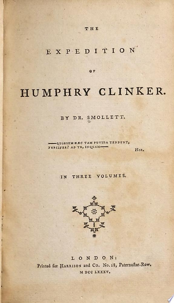 The Expedition of Humphry Clinker