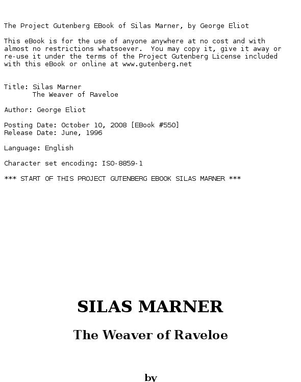 Silas Marner