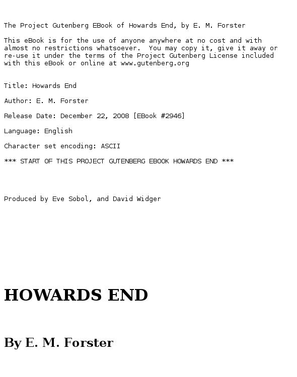Howards End