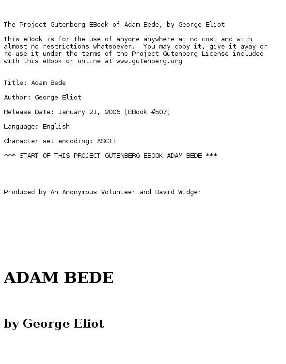 Adam Bede