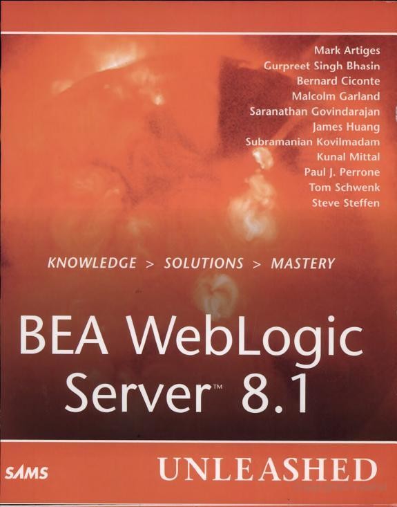 BEA WebLogic Server 8.1 Unleashed