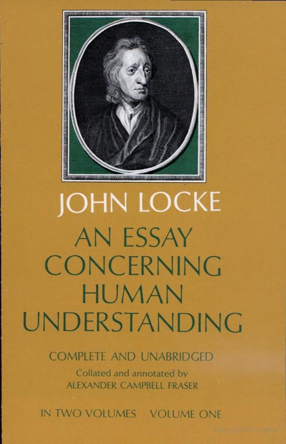 An Essay Concerning Human Understanding