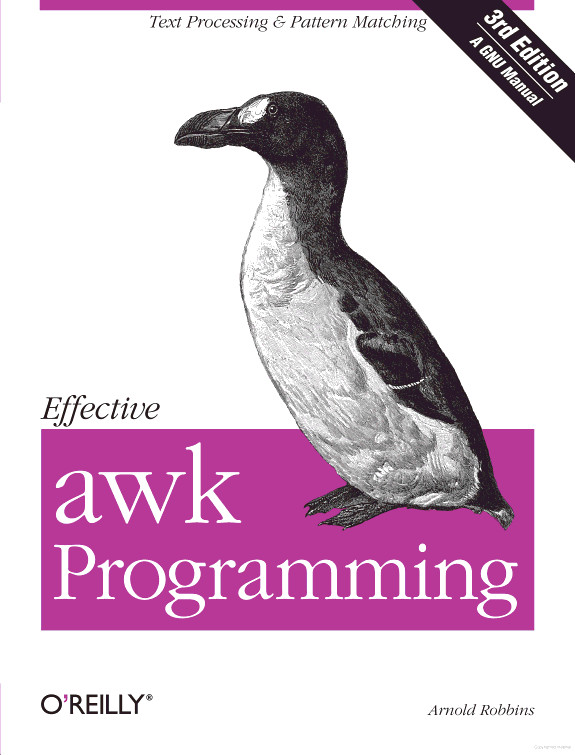Effective Awk Programming (3rd Edition)