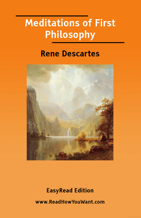 Meditations of First Philosophy